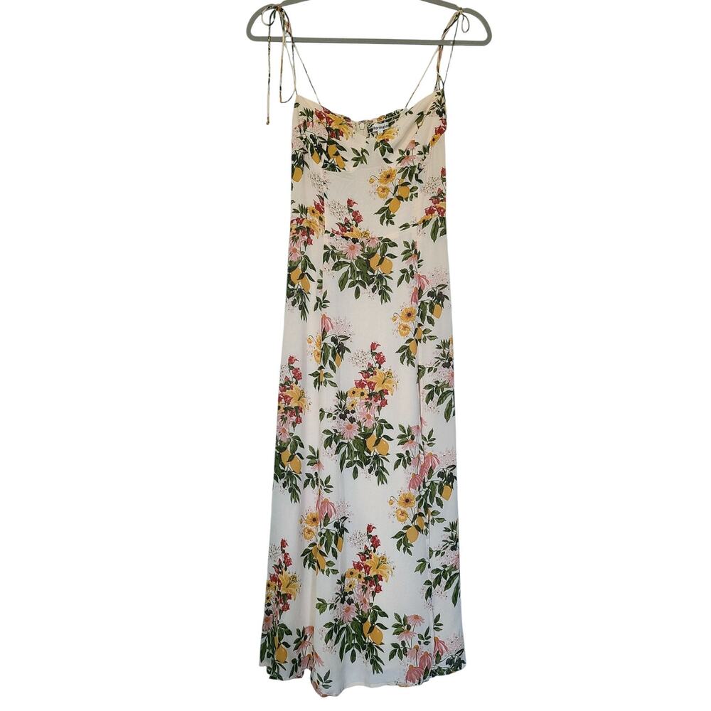 Reformation Tie-Strap Midi Dress in Milo Floral - Size 4